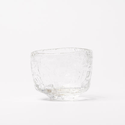 Daisaku Hashimura Double Crack Glass Guinomi Sake Cup