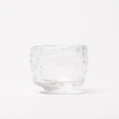 Daisaku Hashimura Double Crack Glass Guinomi Sake Cup