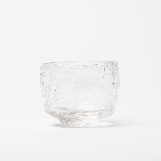 Daisaku Hashimura Double Crack Glass Guinomi Sake Cup