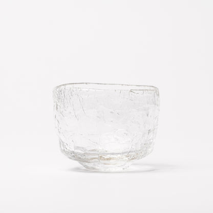 Daisaku Hashimura Double Crack Glass Guinomi Sake Cup