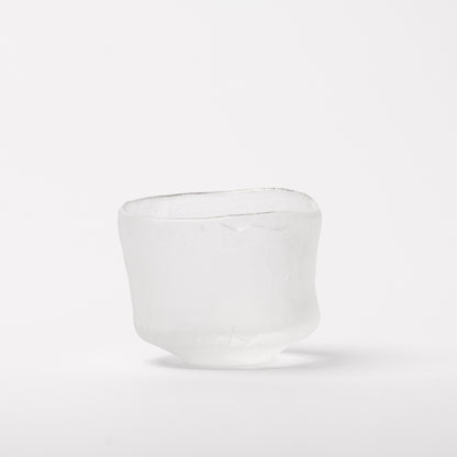 Daisaku Hashimura Cloud Double Crack Glass Guinomi Sake Cup