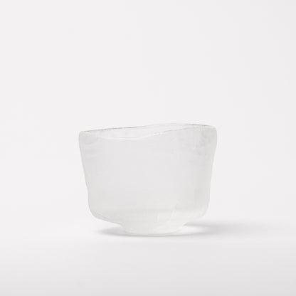Daisaku Hashimura Cloud Double Crack Glass Guinomi Sake Cup