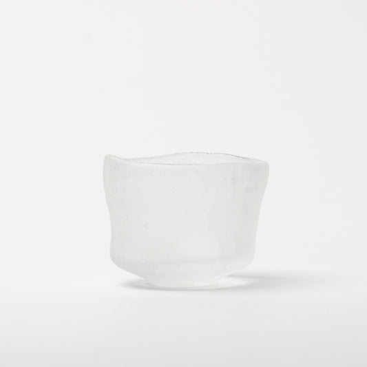 Daisaku Hashimura Cloud Double Crack Glass Guinomi Sake Cup
