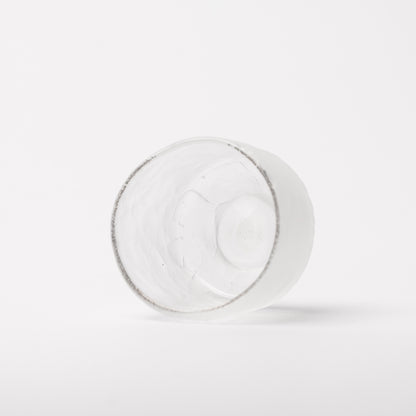 Daisaku Hashimura Cloud Double Crack Glass Guinomi Sake Cup