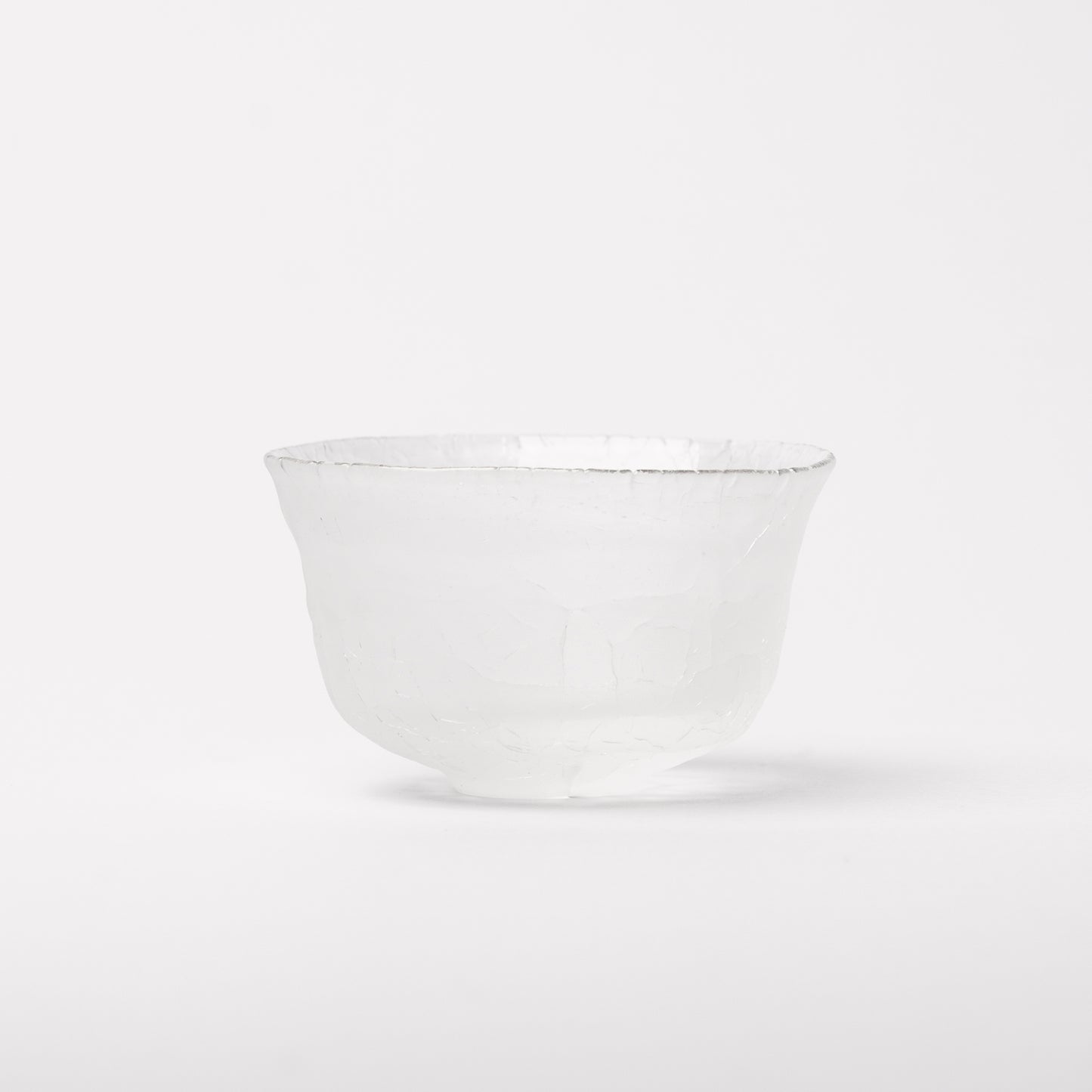 Daisaku Hashimura Cloud Double Crack Glass Guinomi Sake Cup