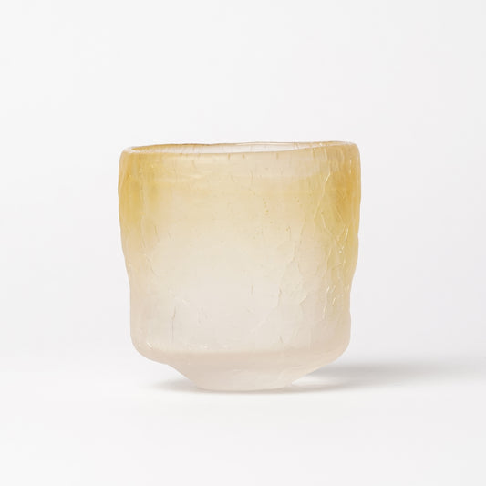 Daisaku Hashimura Double Crack Glass Yellow