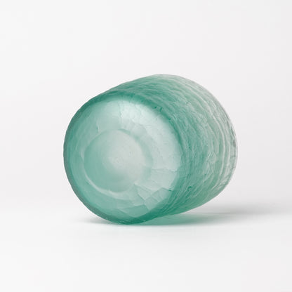 Daisaku Hashimura Double Crack Glass Green