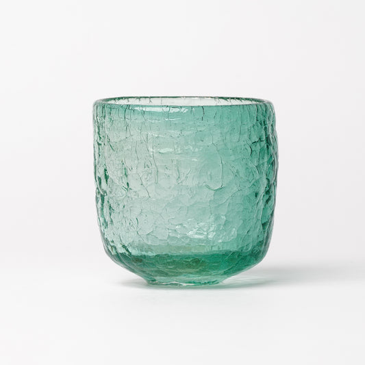Daisaku Hashimura Double Crack Glass Green