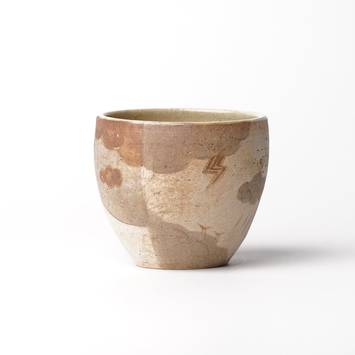 Izumi Sakai Yunomi Tea Cup with gold with gold
