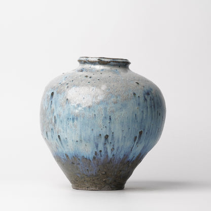 Takeryo Kawaguchi Vase Ash Glaze Noborigama Woodfired