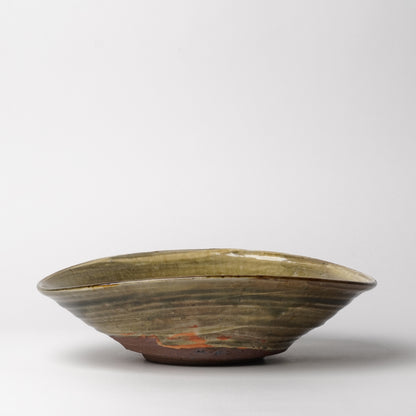 Takeryo Kawaguchi Large Bowl Ash Glaze