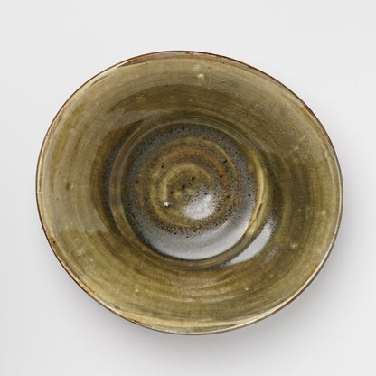 Takeryo Kawaguchi Large Bowl Ash Glaze