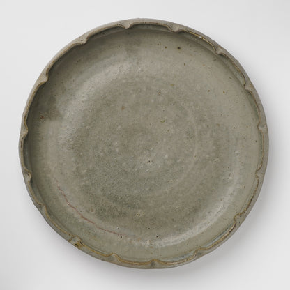Takeryo Kawaguchi Extra Large Rinka Plate with Silver