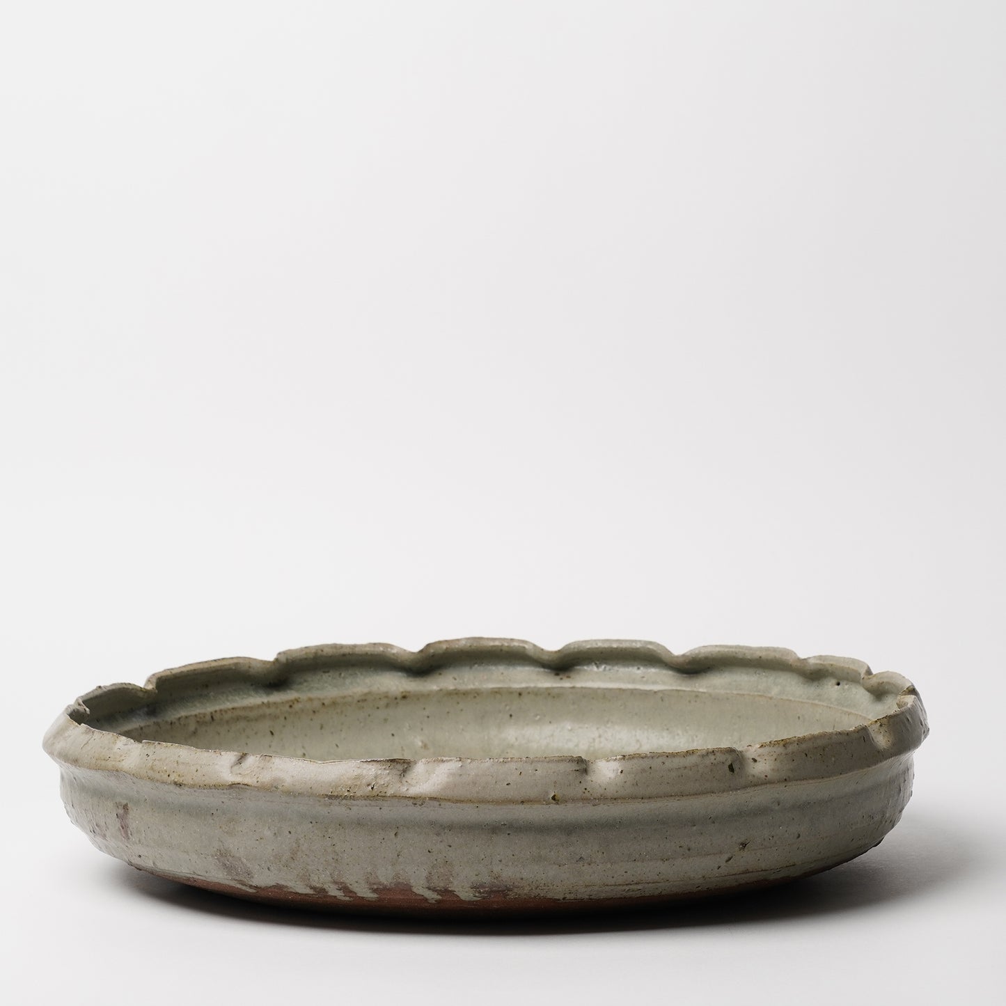 Takeryo Kawaguchi Extra Large Rinka Plate with Silver