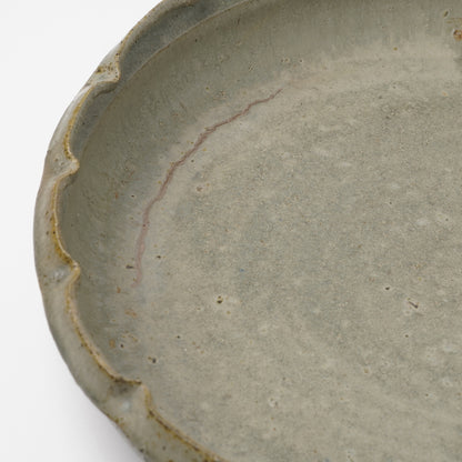 Takeryo Kawaguchi Extra Large Rinka Plate with Silver