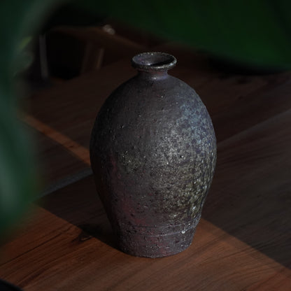 Shikamaru Takeshita Nanban Yakishime Vase