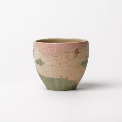 Izumi Sakai Yunomi Tea Cup with gold with gold