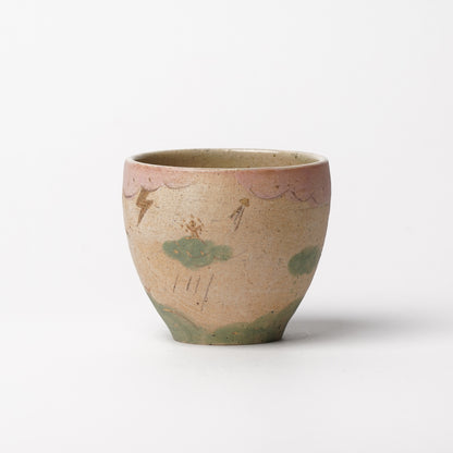 Izumi Sakai Yunomi Tea Cup with gold with gold