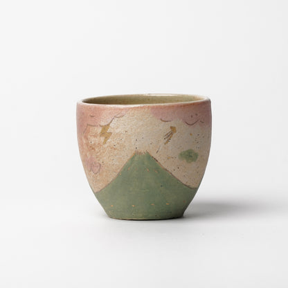 Izumi Sakai Yunomi Tea Cup with gold with gold