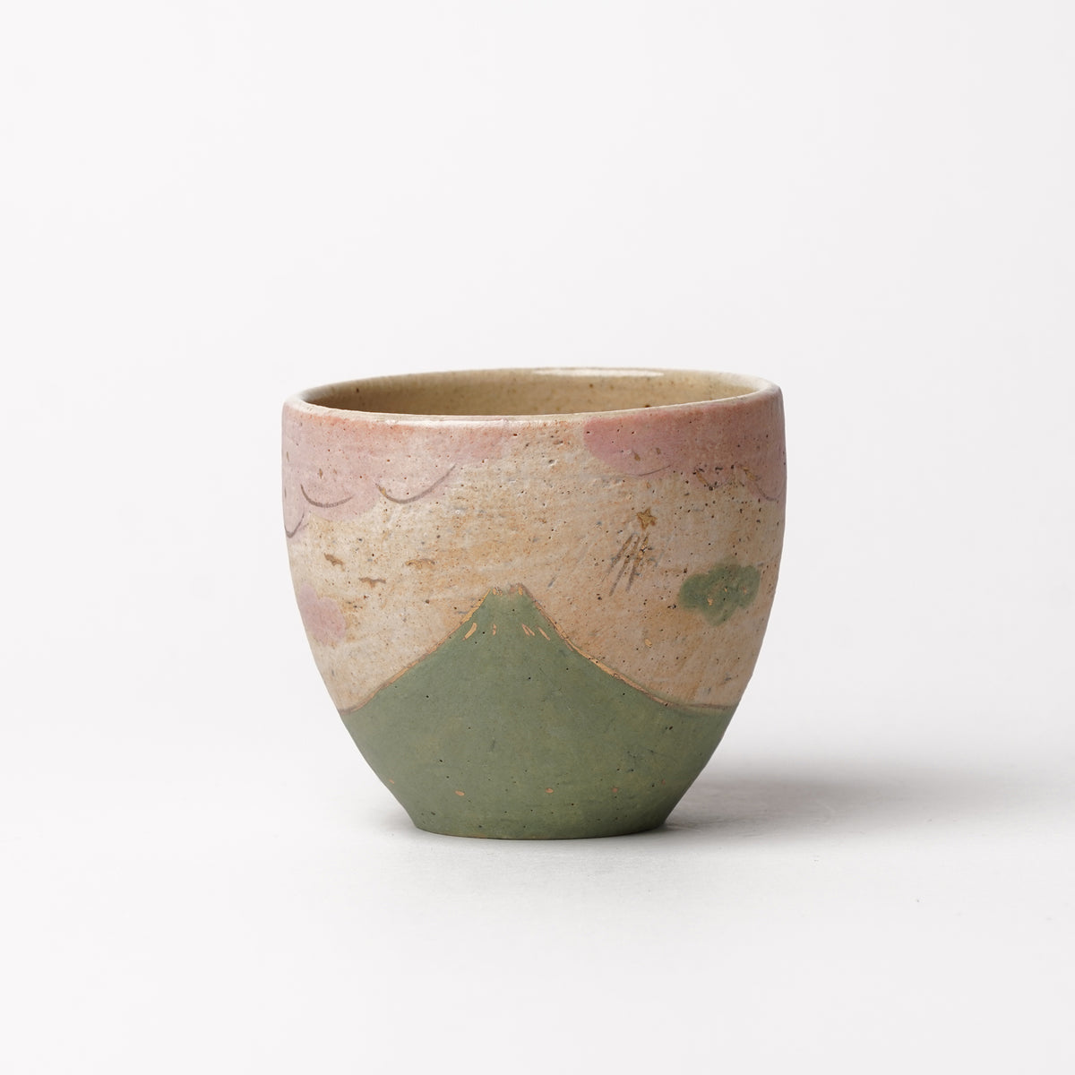 Izumi Sakai Yunomi Tea Cup with gold with gold