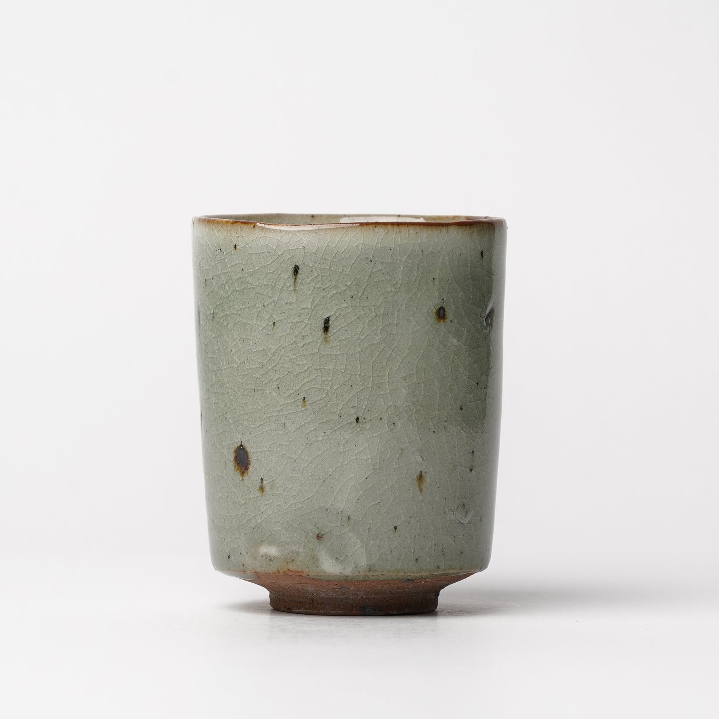 Takeryo Kawaguchi Yunomi Tea Cup Ash Glaze