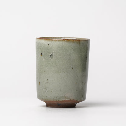 Takeryo Kawaguchi Yunomi Tea Cup Ash Glaze