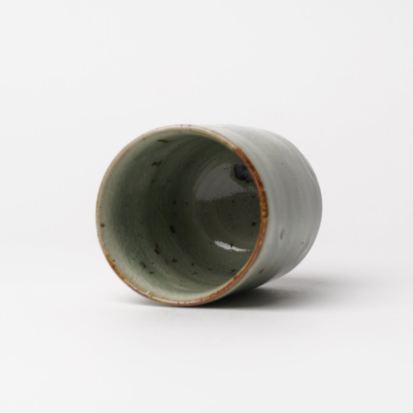 Takeryo Kawaguchi Yunomi Tea Cup Ash Glaze