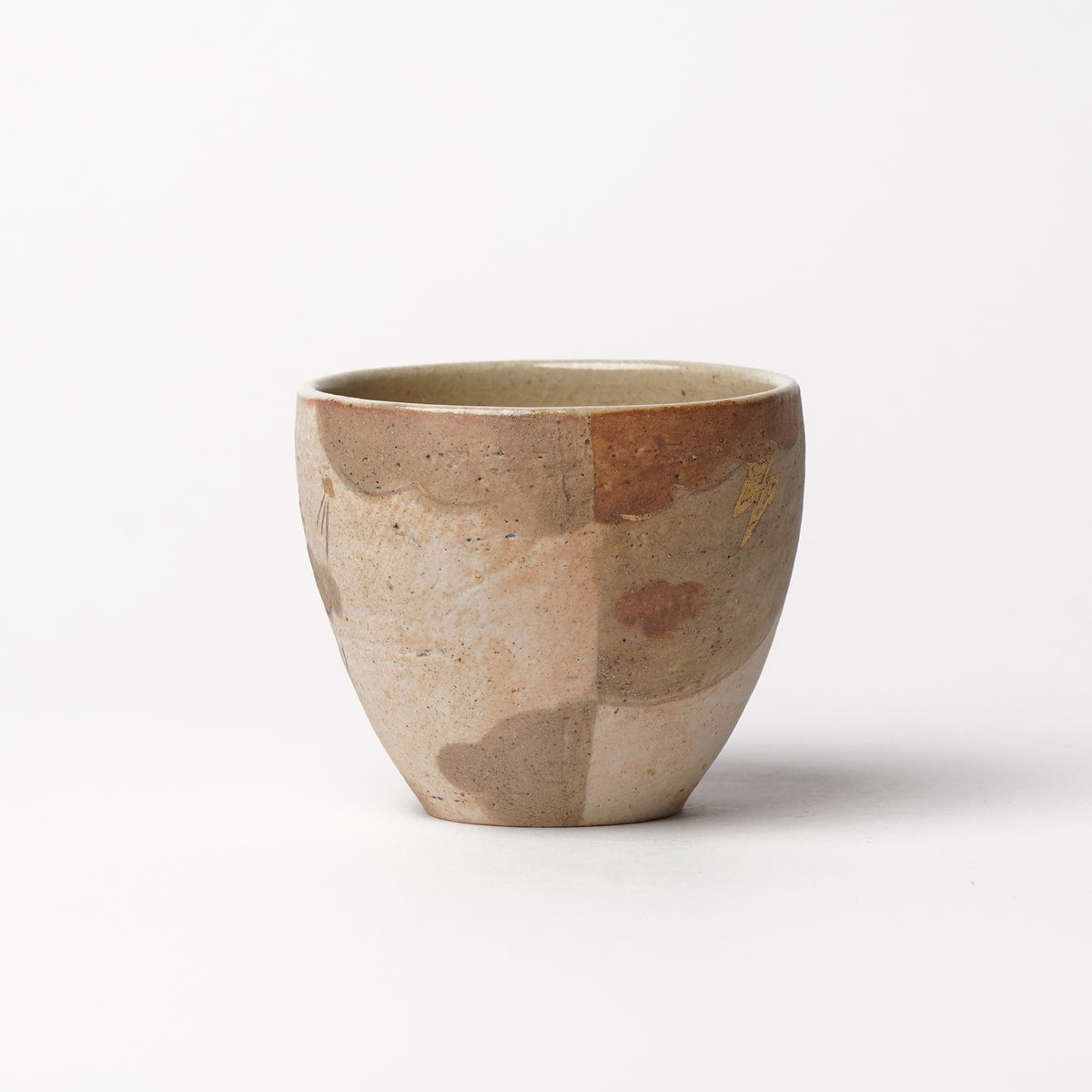 Izumi Sakai Yunomi Tea Cup with gold with gold