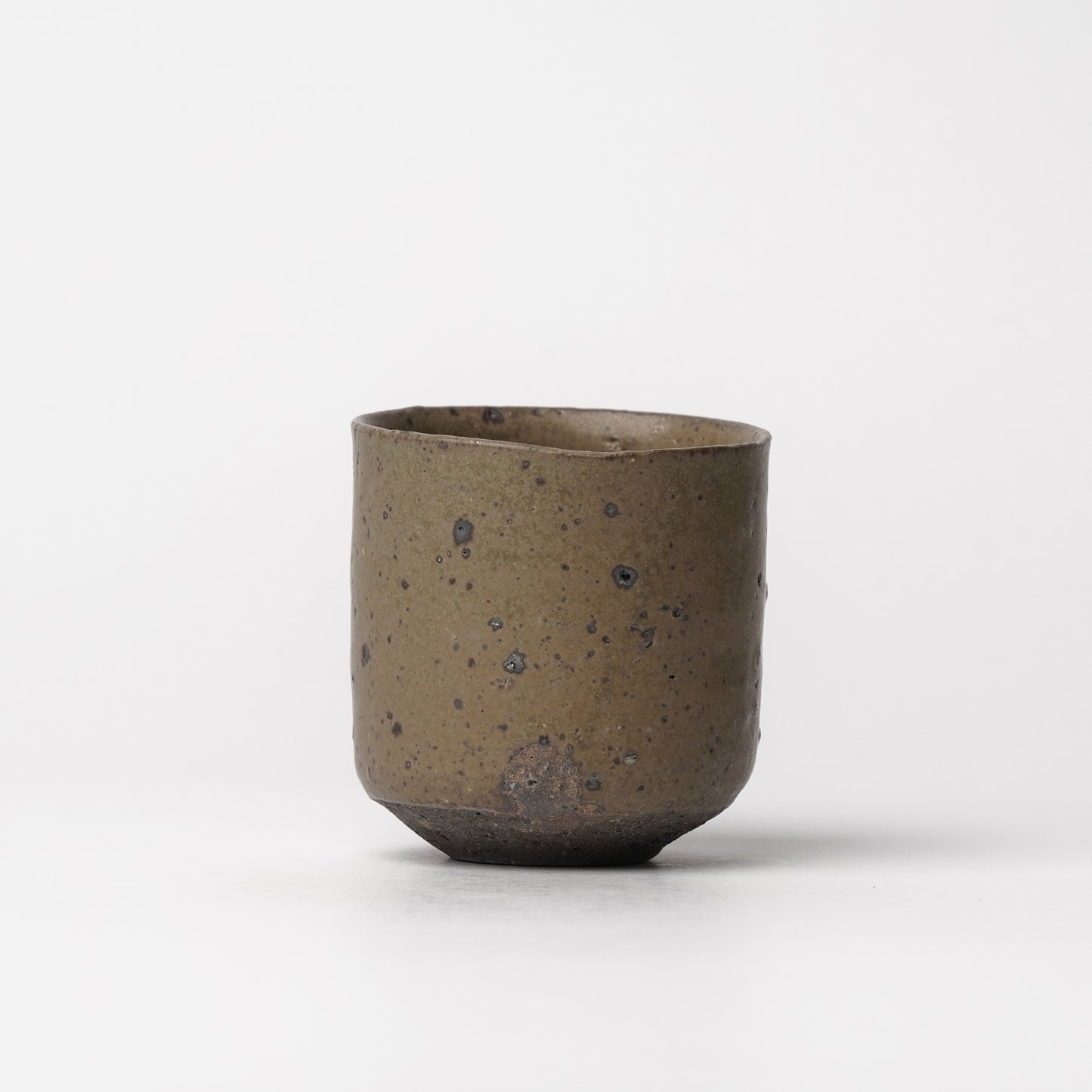 Takeryo Kawaguchi Yunomi Tea Cup Ash Glaze