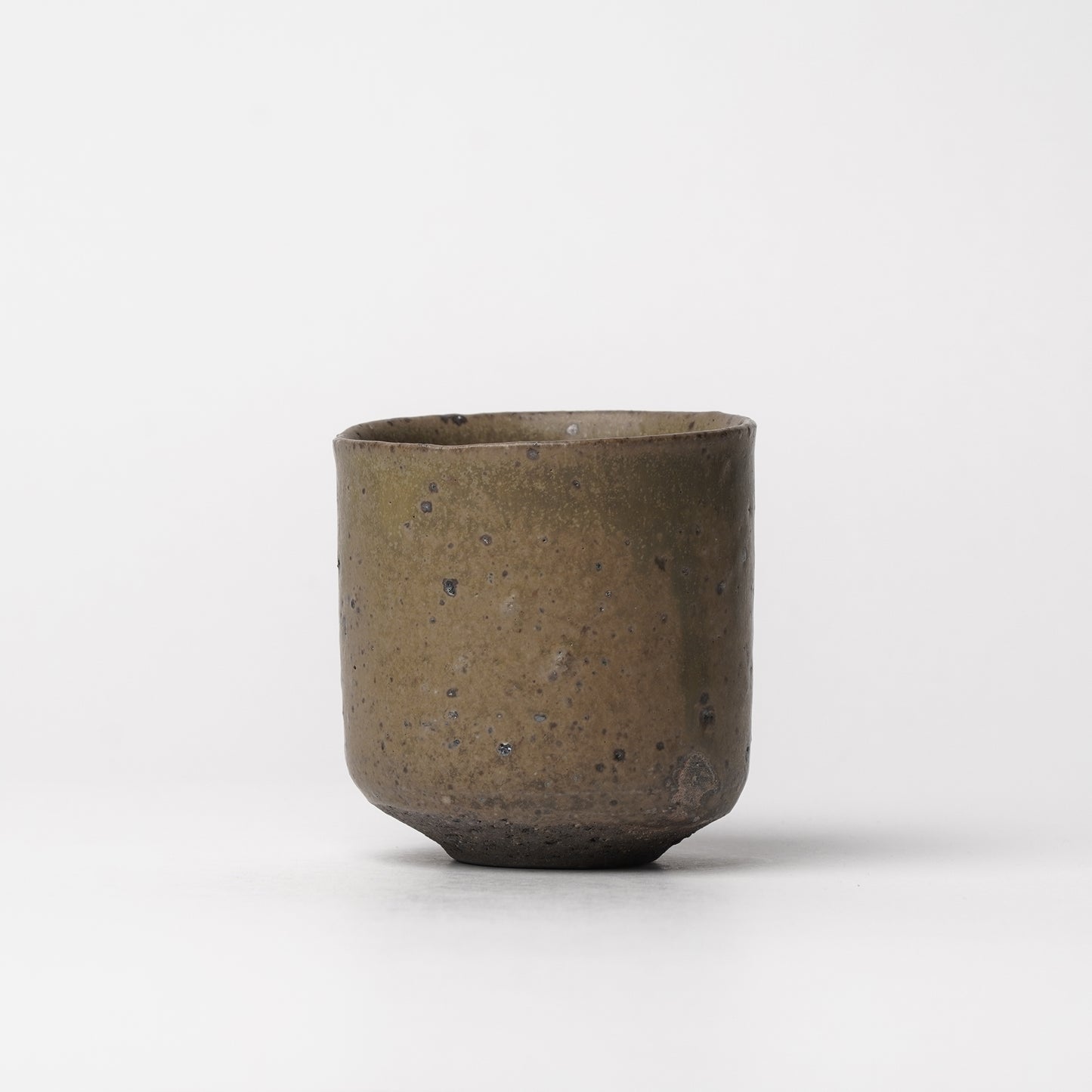 Takeryo Kawaguchi Yunomi Tea Cup Ash Glaze