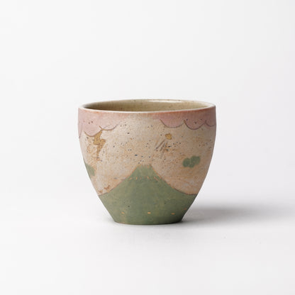 Izumi Sakai Yunomi Tea Cup with gold with gold