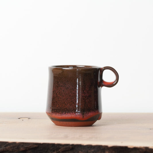 Hiroaki Okada Mug Red M Sousei Kiln Hokkaido