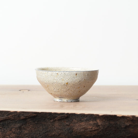 Takuya Ohara Cracked Glaze Mini Chawan