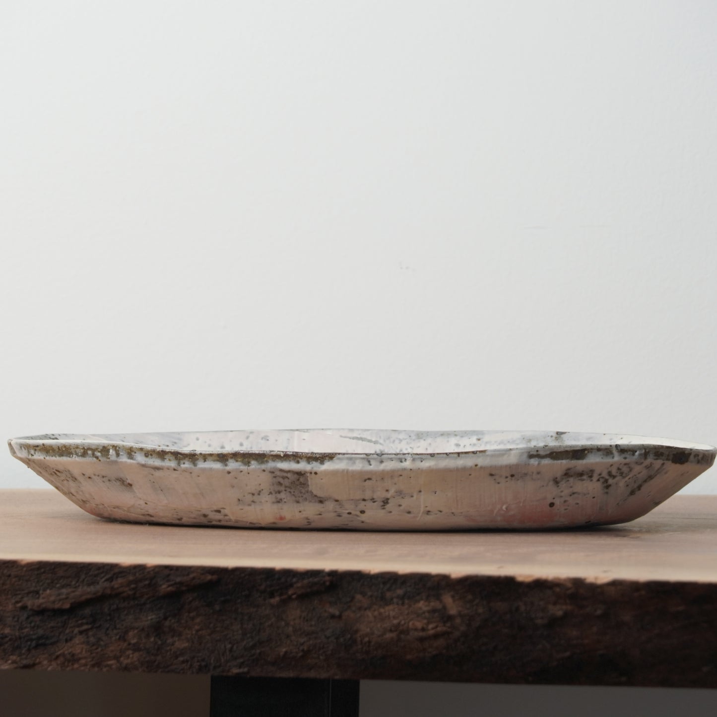 Takuya Ohara Hakeme Brushed Oval Plate