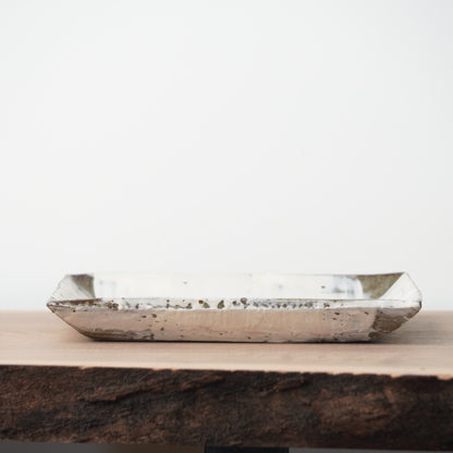 Takuya Ohara Hakeme Brushed Square Plate