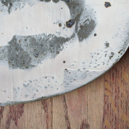 Takuya Ohara Hakeme Brushed Oval Plate