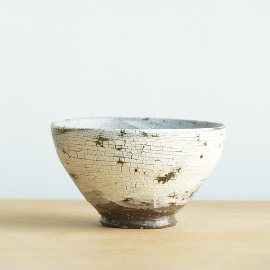 Takuya Ohara Hakeme Glaze Chawan Rice Bowl