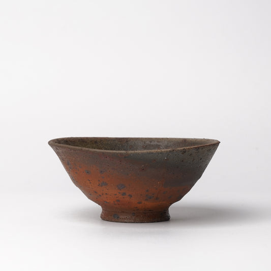 Keiji Tanaka Chawan Rice/Matcha Bowl Nanban Woodfired