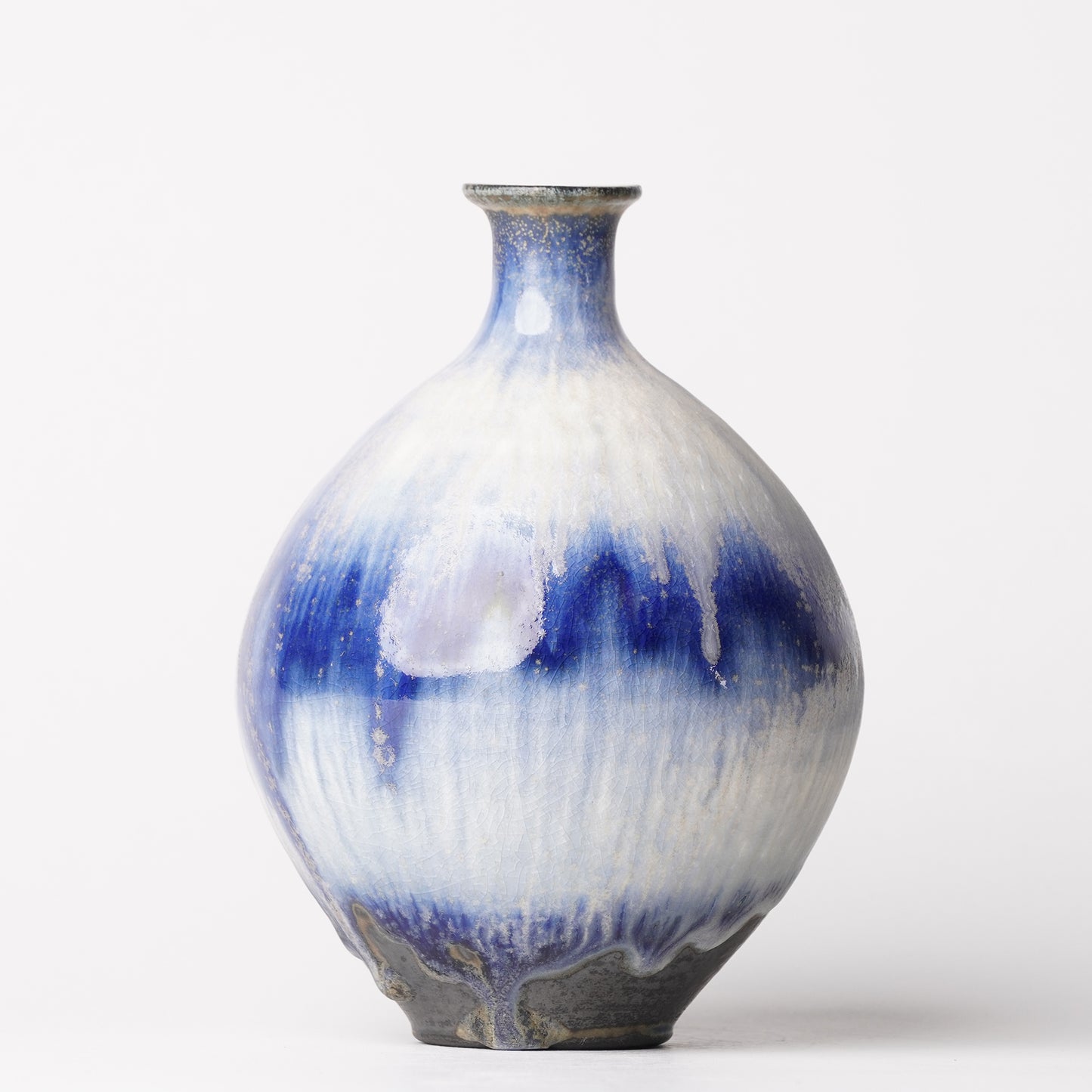 Nobuhito Nakaoka Colored Ash Glaze Vase