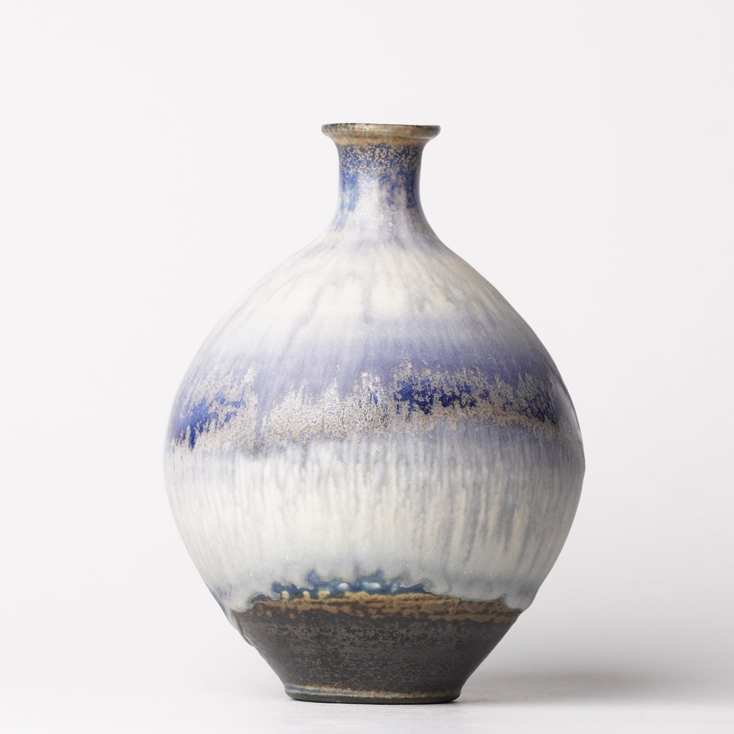 Nobuhito Nakaoka Colored Ash Glaze Vase