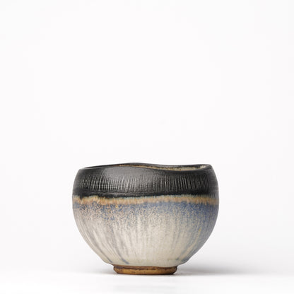 Nobuhito Nakaoka Colored Ash Glaze Cup with Gold