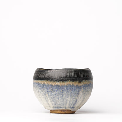 Nobuhito Nakaoka Colored Ash Glaze Cup with Gold