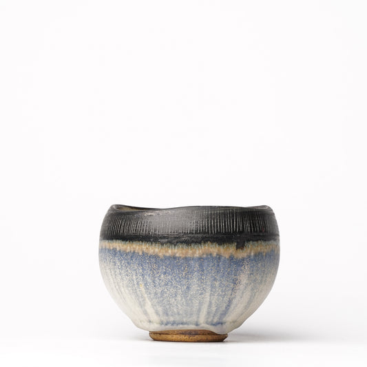 Nobuhito Nakaoka Colored Ash Glaze Cup with Gold