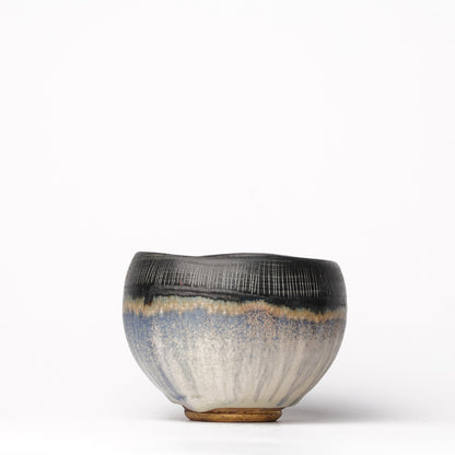 Nobuhito Nakaoka Colored Ash Glaze Cup with Gold