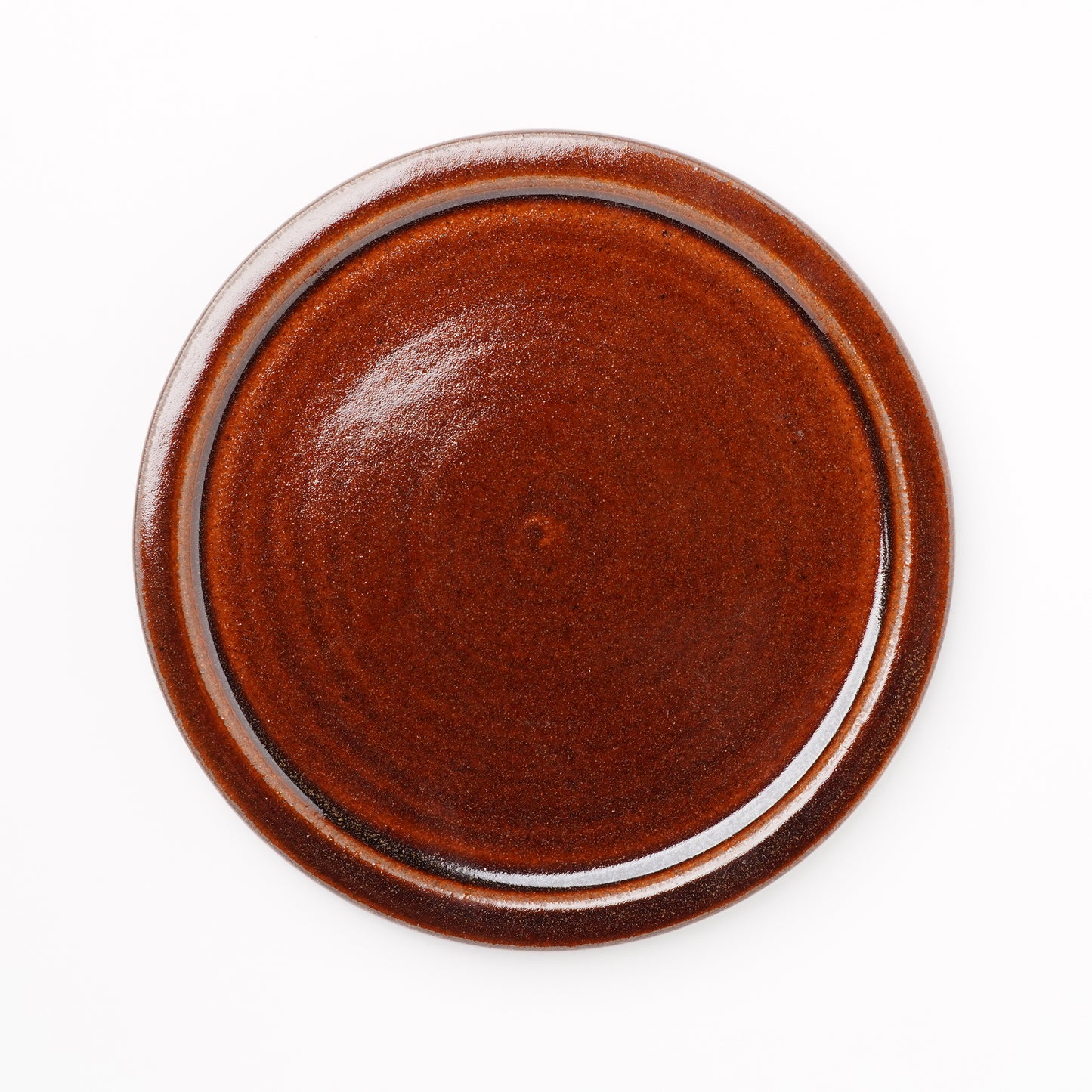 NOTA & Design Peacock Pot Planter with Saucer L Brown