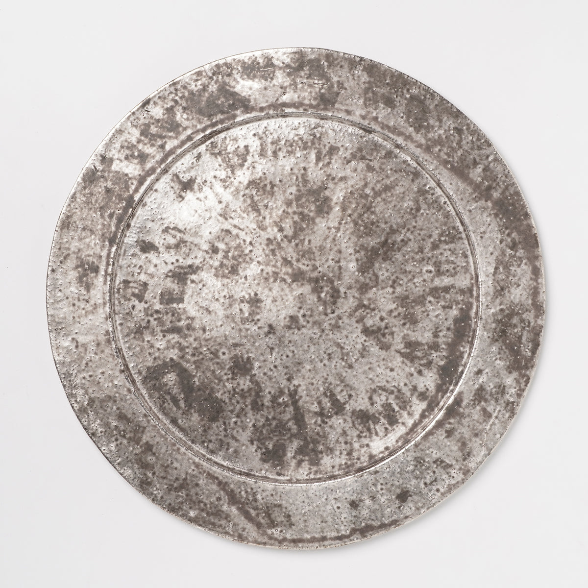 Naoto Tanii Silver Dinner Plate