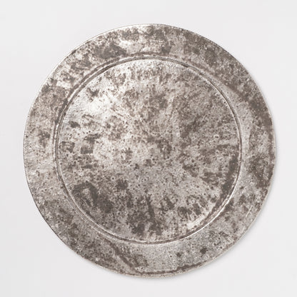 Naoto Tanii Silver Dinner Plate
