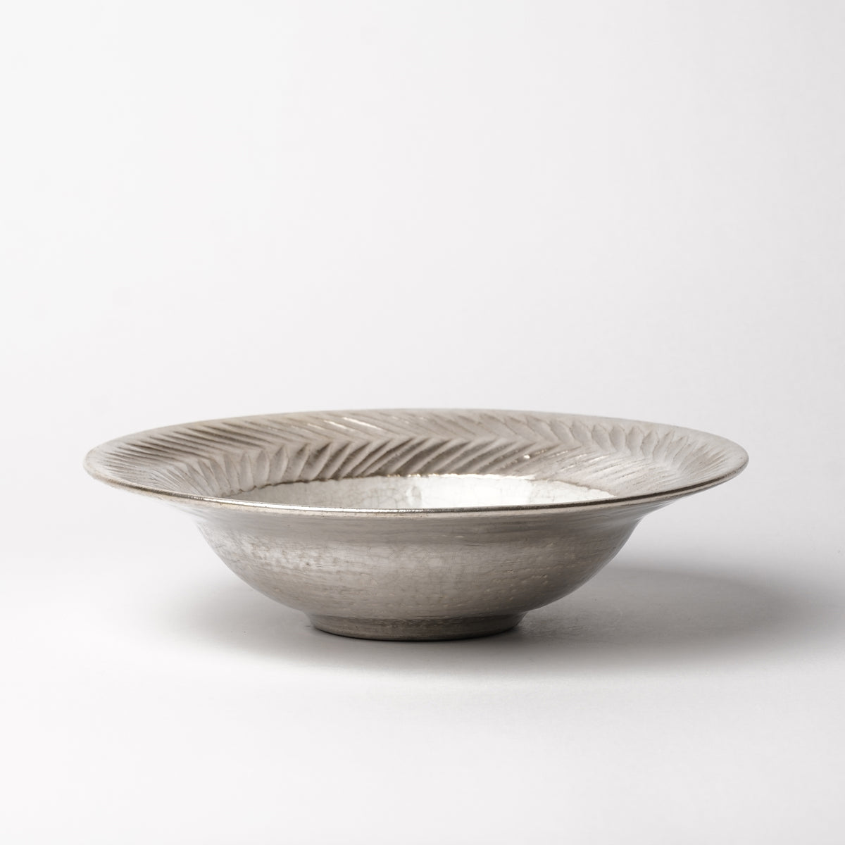 Naoto Tanii Silver Rim Bowl