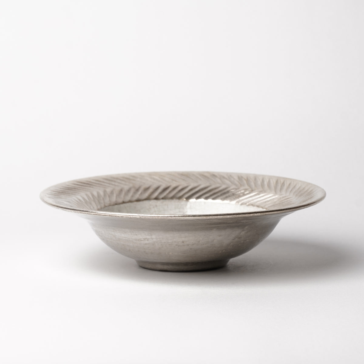 Naoto Tanii Silver Rim Bowl