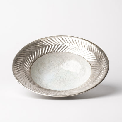 Naoto Tanii Silver Rim Bowl